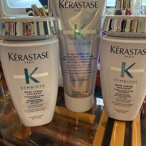 Brand New Kerastase Symbiose Hair Care Bundle - 2 Shampoos and 1 Scalp Treatment